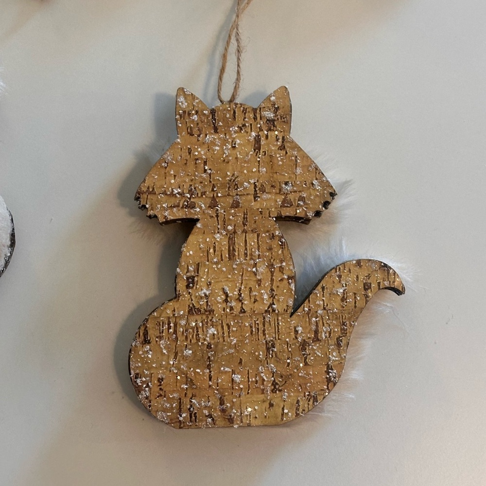 Set of 8 Fox Woodland Animal Ornaments - Picture 7 of 7